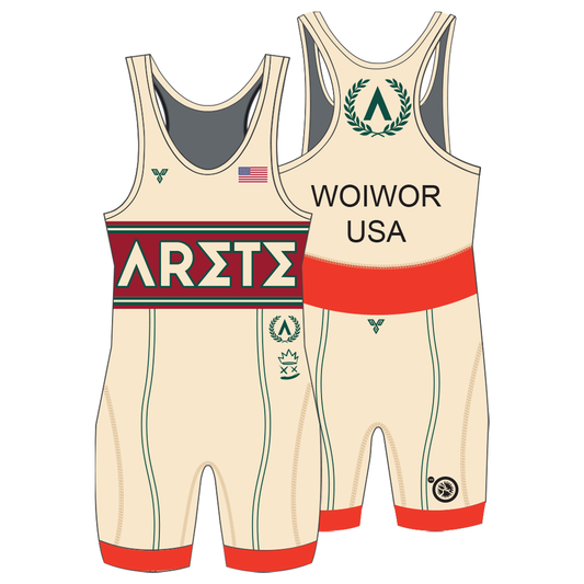 ARETE - YERA Youth/Adult Combat Premier Singlet - RED