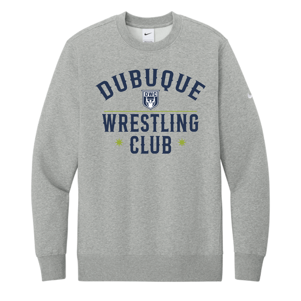 Nike Club Fleece Sleeve Swoosh Crew