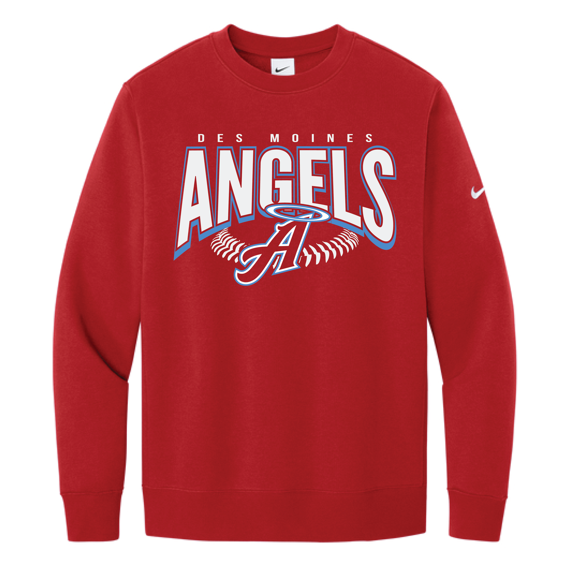 Nike Club Fleece Sleeve Swoosh Crew