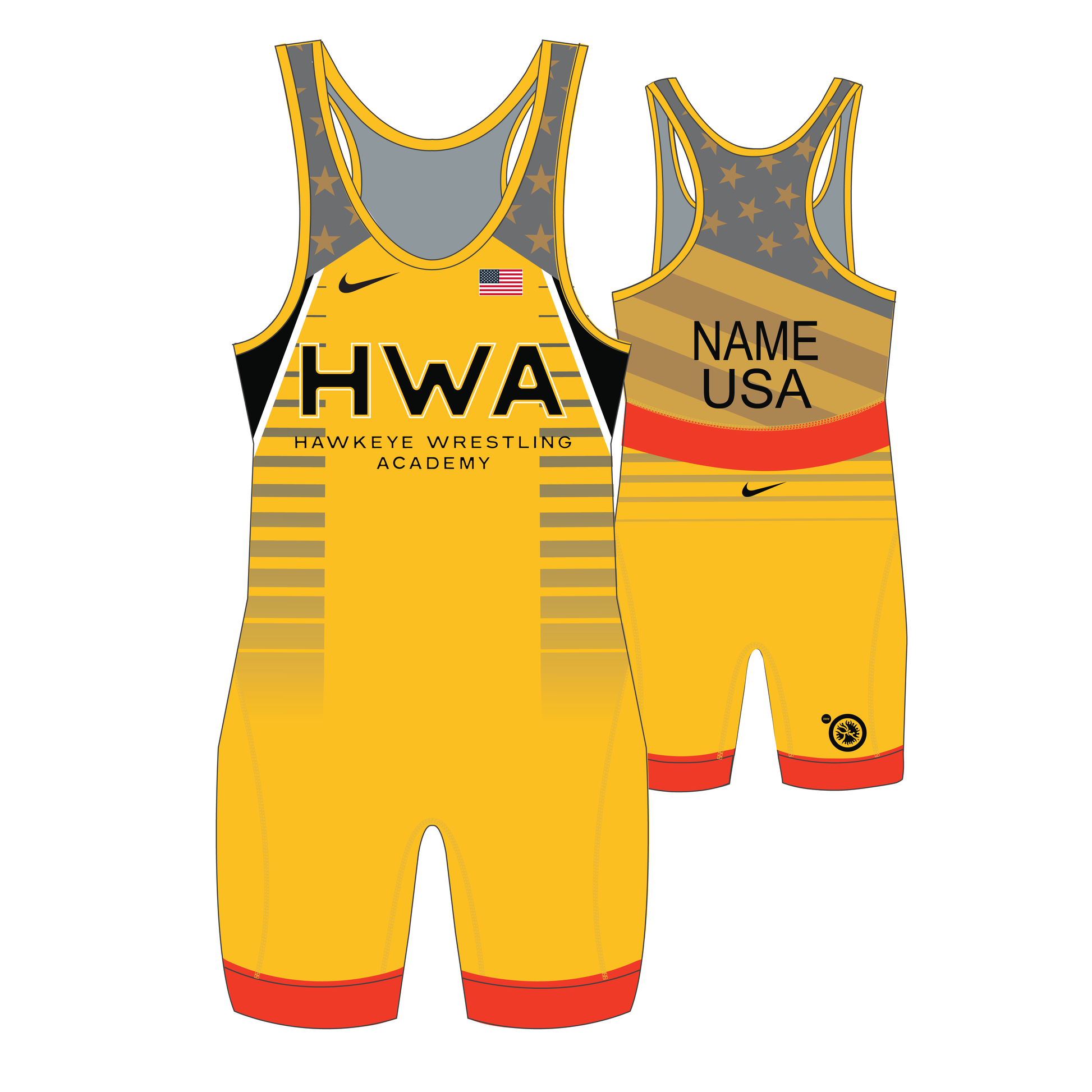 Nike Youth/Men's Grappler Elite Freestyle Singlet Set
