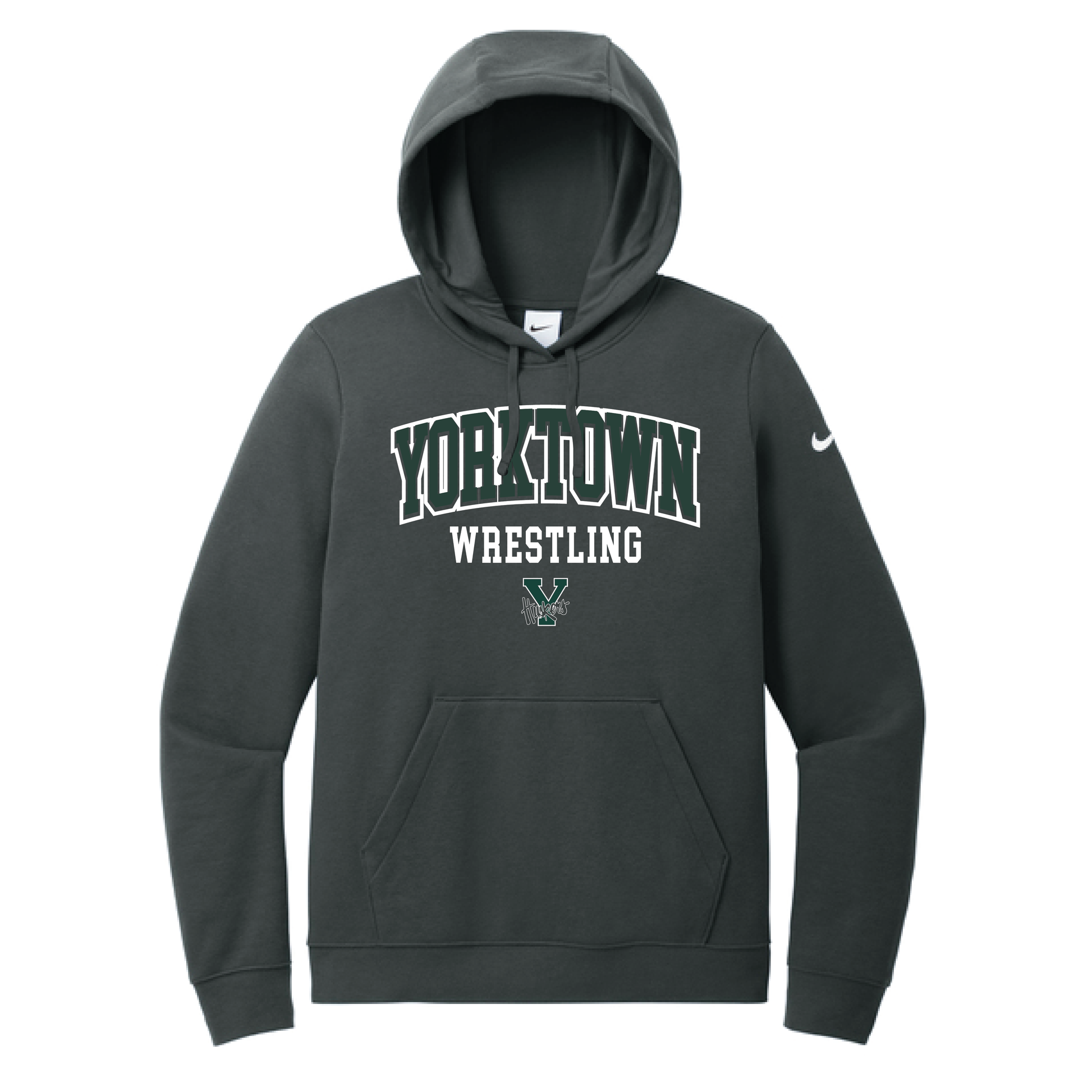 Nike Women's Club Fleece Sleeve Swoosh Pullover Hoodie