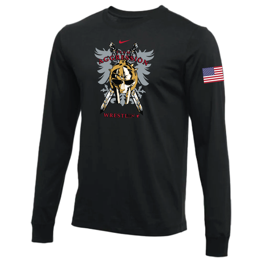 Nike Men's L/S Dri-Fit Cotton Tee