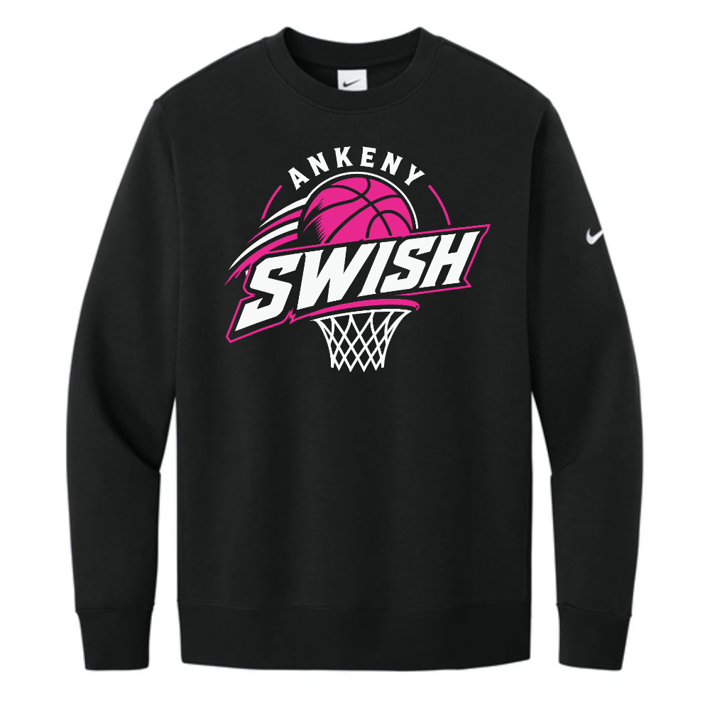 Nike Club Fleece Sleeve Swoosh Crew