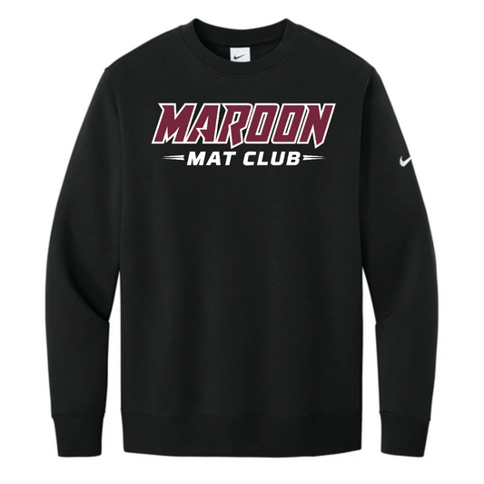 Nike Club Fleece Sleeve Swoosh Crew