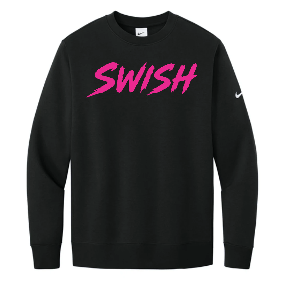 Nike Club Fleece Sleeve Swoosh Crew