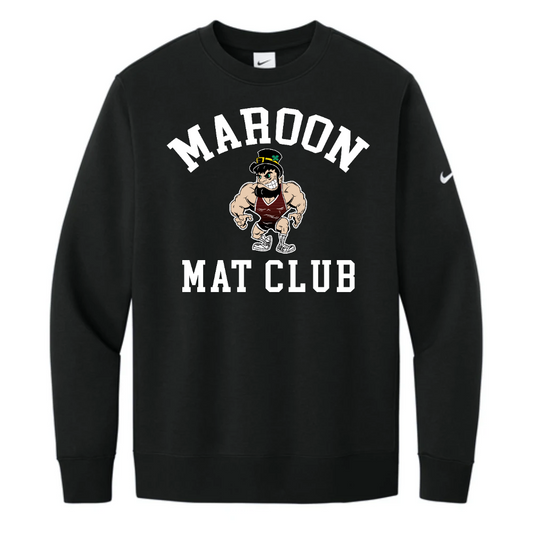 Nike Club Fleece Sleeve Swoosh Crew