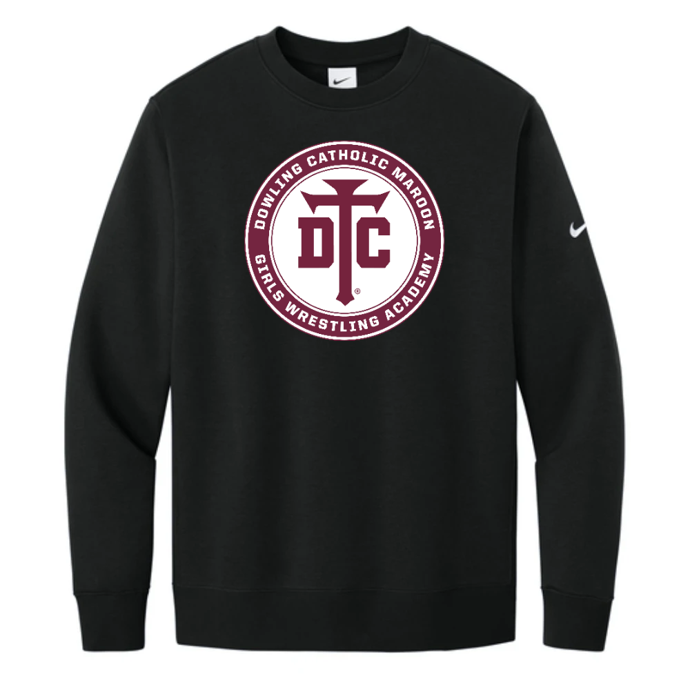 Nike Club Fleece Sleeve Swoosh Crew