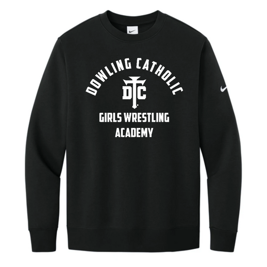 Nike Club Fleece Sleeve Swoosh Crew