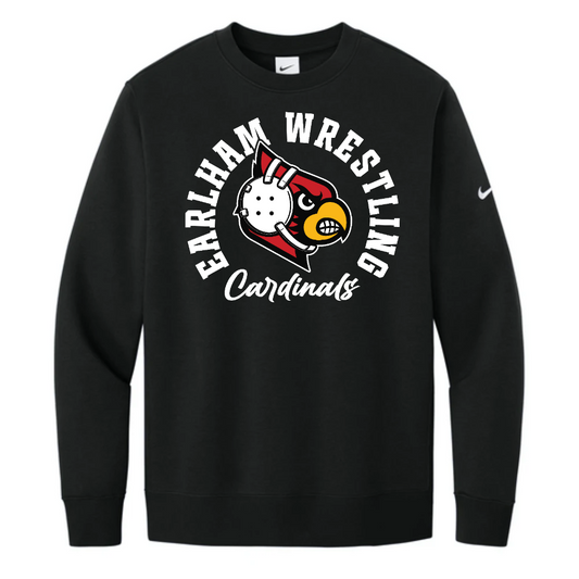 Nike Club Fleece Sleeve Swoosh Crew
