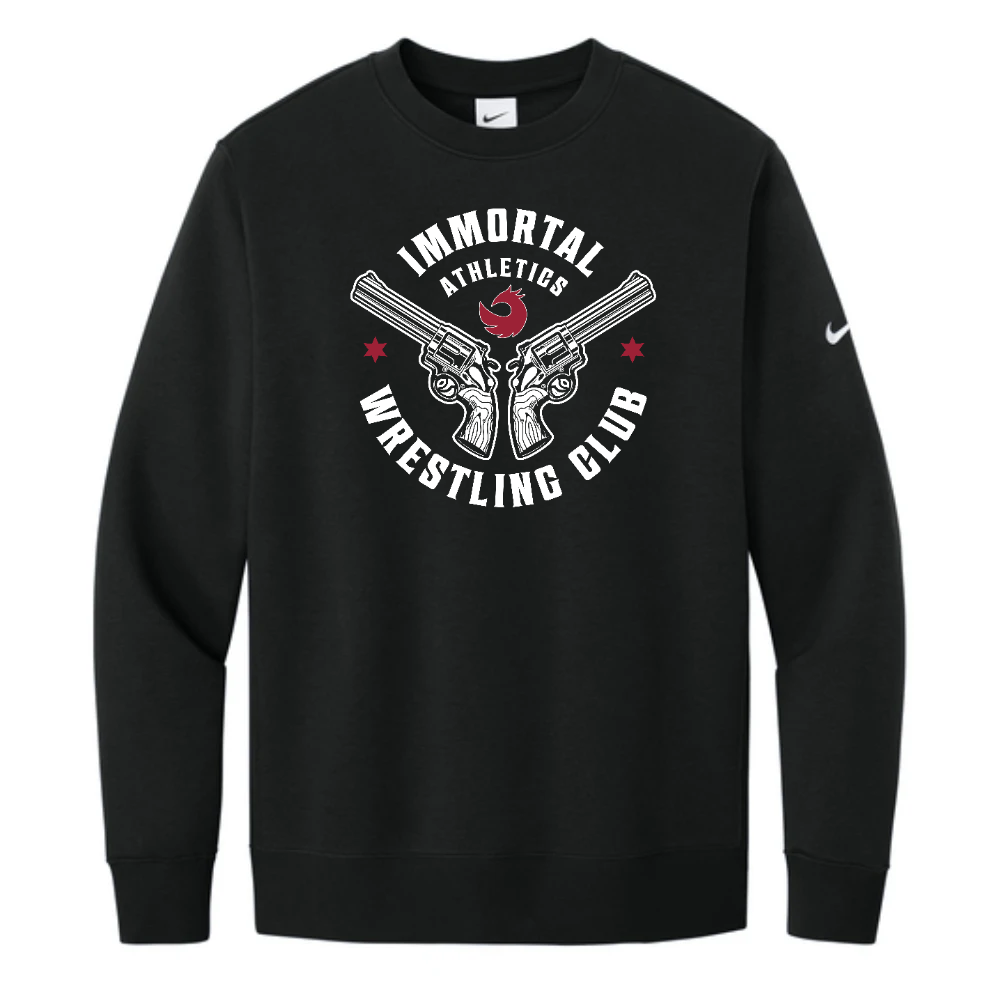 Nike Club Fleece Sleeve Swoosh Crew