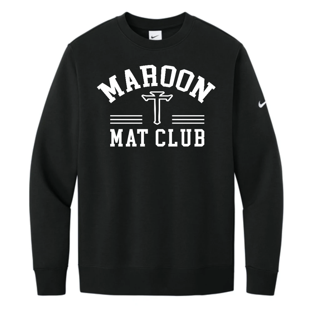 Nike Club Fleece Sleeve Swoosh Crew