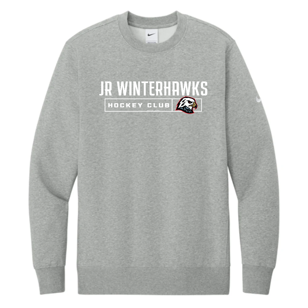 Nike Club Fleece Sleeve Swoosh Crew