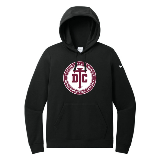 Nike Women's Club Fleece Sleeve Swoosh Pullover Hoodie
