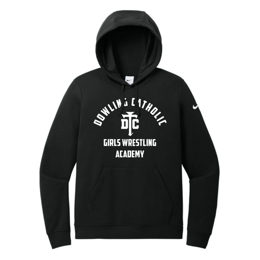 Nike Women's Club Fleece Sleeve Swoosh Pullover Hoodie