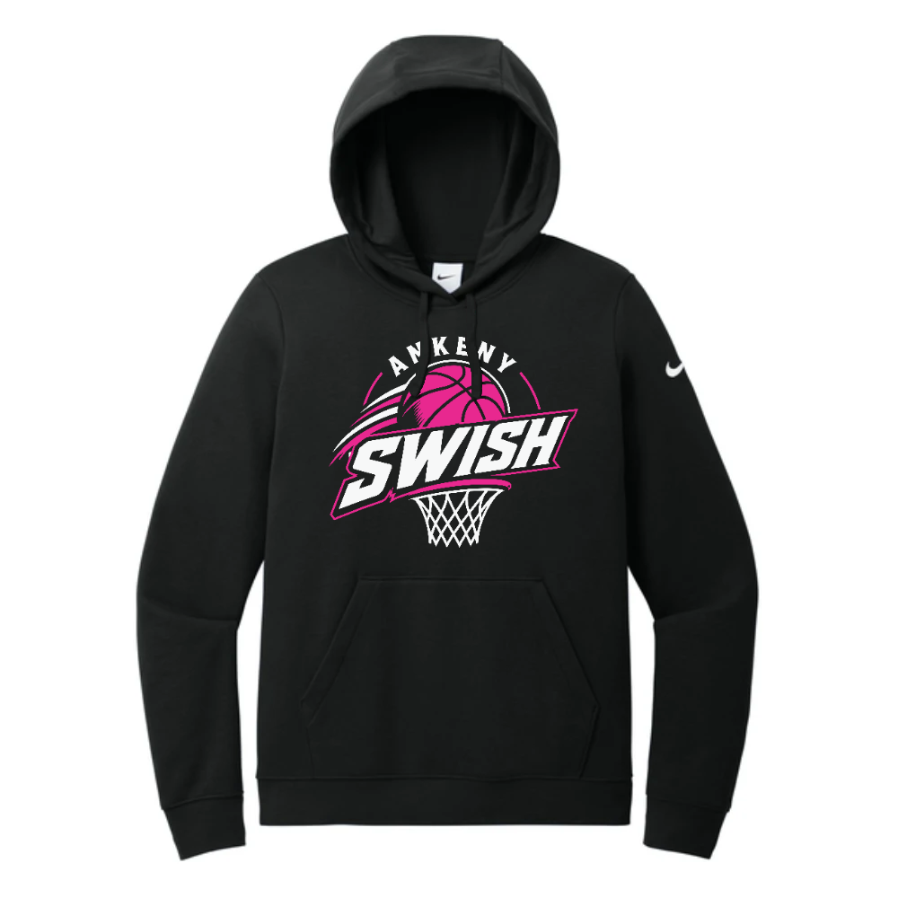 Nike Women's Club Fleece Sleeve Swoosh Pullover Hoodie
