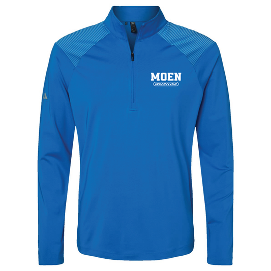 Adidas Men's Ultimate365 Lightweight Shoulder Stripe Quarter-Zip Pullover