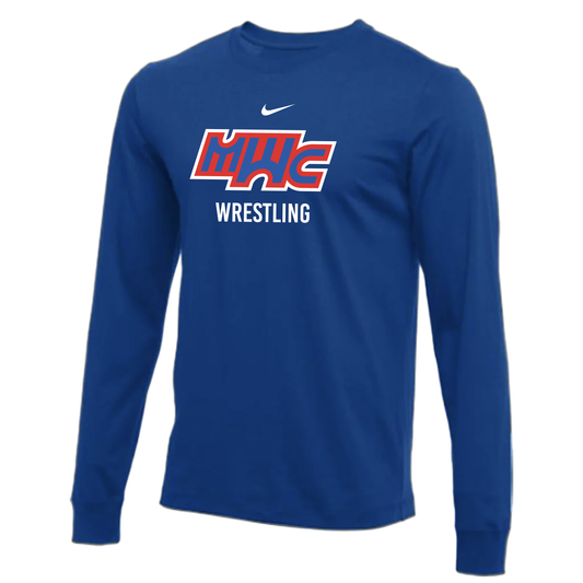 Men's Nike L/S Dri-Fit Cotton Tee