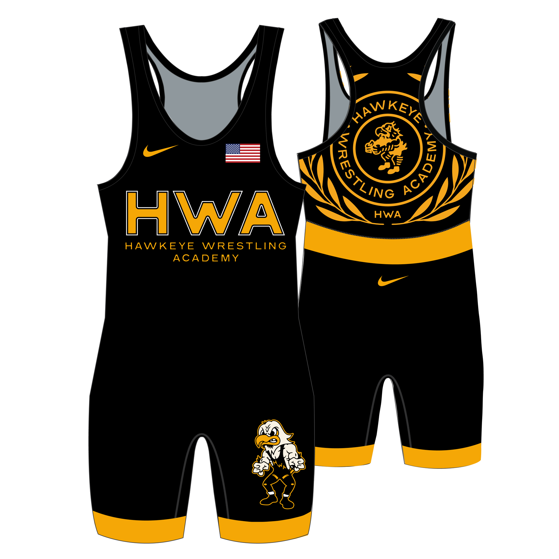Men's Nike Grappler Elite Singlet - Personalized