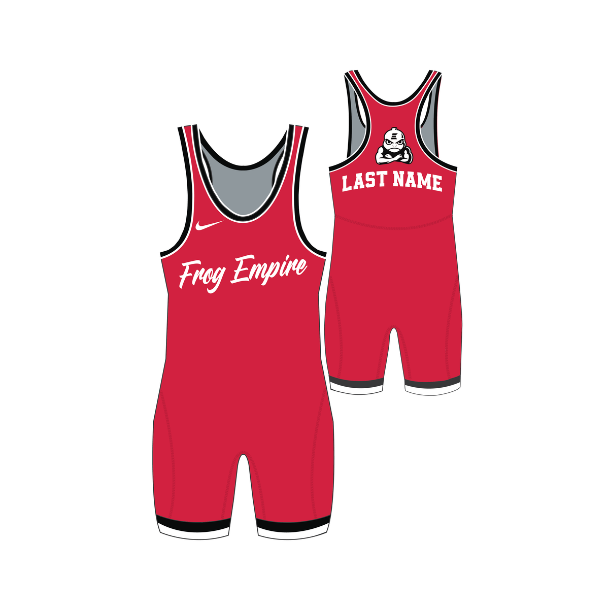 Nike Youth/Men's Custom Sublimated Grappler Elite Singlet