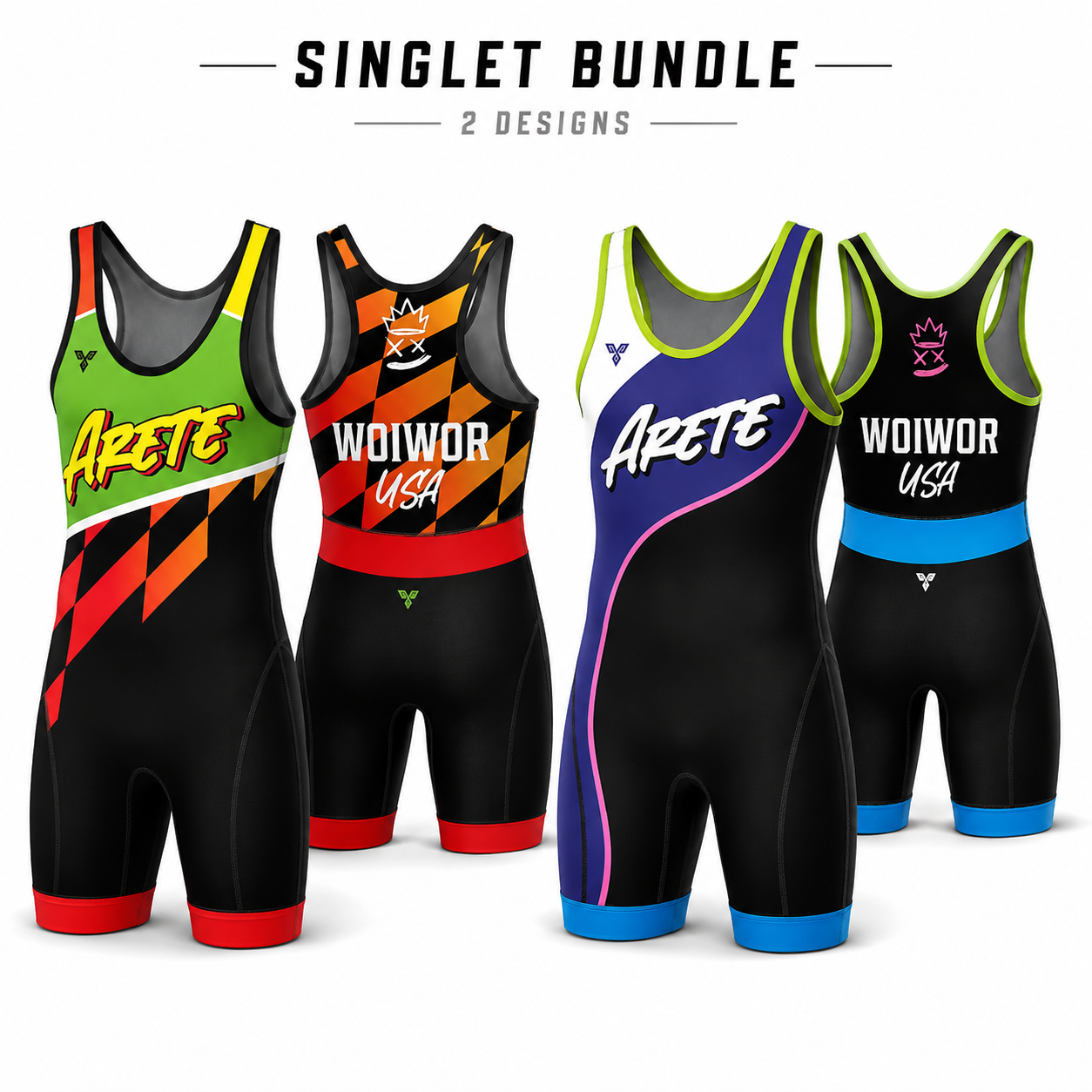 Arete Youth/Men Summer Singlet Bundle